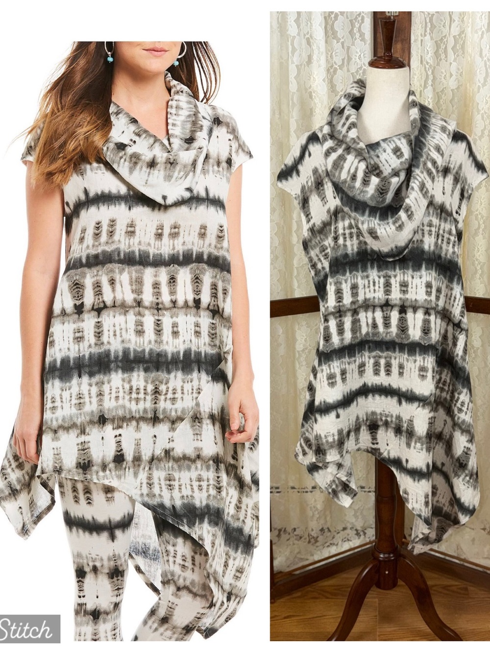 Adorable Bryn Walker 100% Linen Noa Tunic